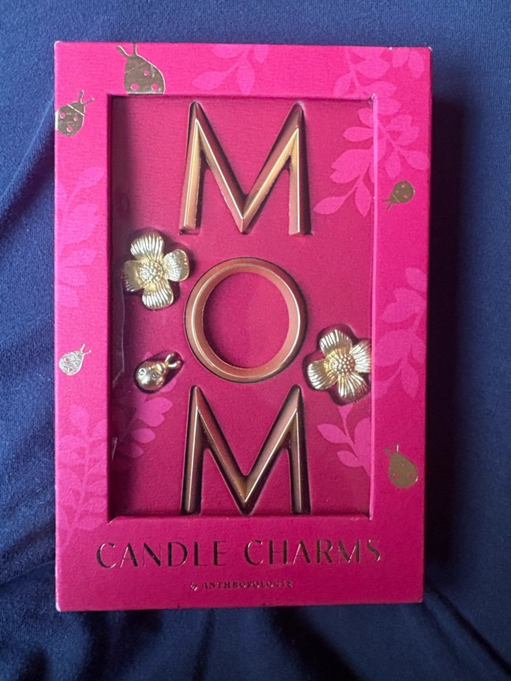 Anthropologie MOM Gold Floral Candle Charms - Picture 4 of 5